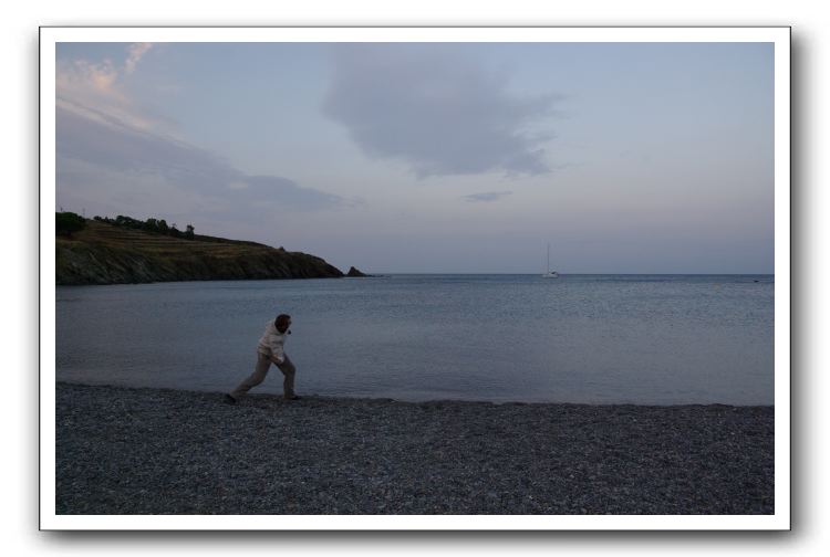 Ricochets sur la plage de Paulilles