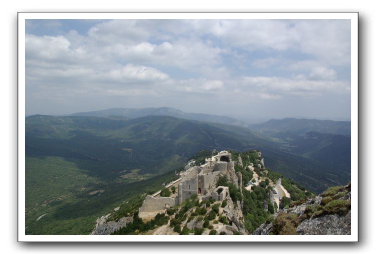 Le château de Peyrepertuse, près de Duilhac