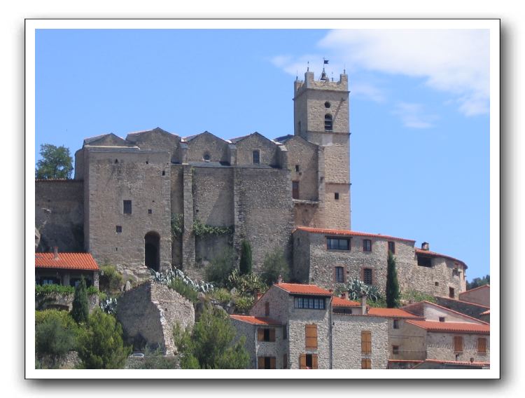 L'église d'Eus, près de Prades