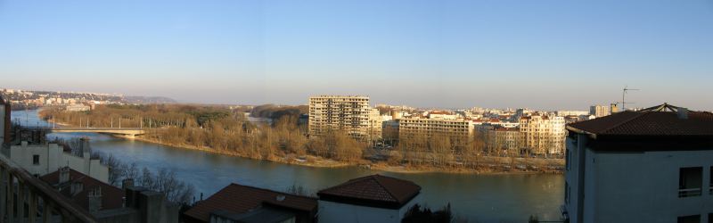 Vue panoramique du Rhône